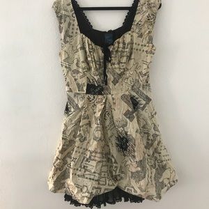 Harry Potter marauders map dress from Hot topic
